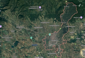 Heves vármegye Gyöngyös 6991nm-es gazdasági, kereskedelmi, szolgáltató övezetbe tartozó fejlesztési telek eladó